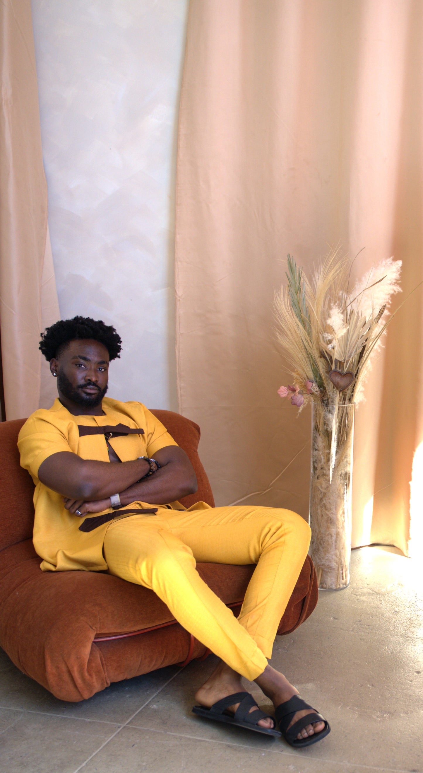 Men's Summer Set - Mustard