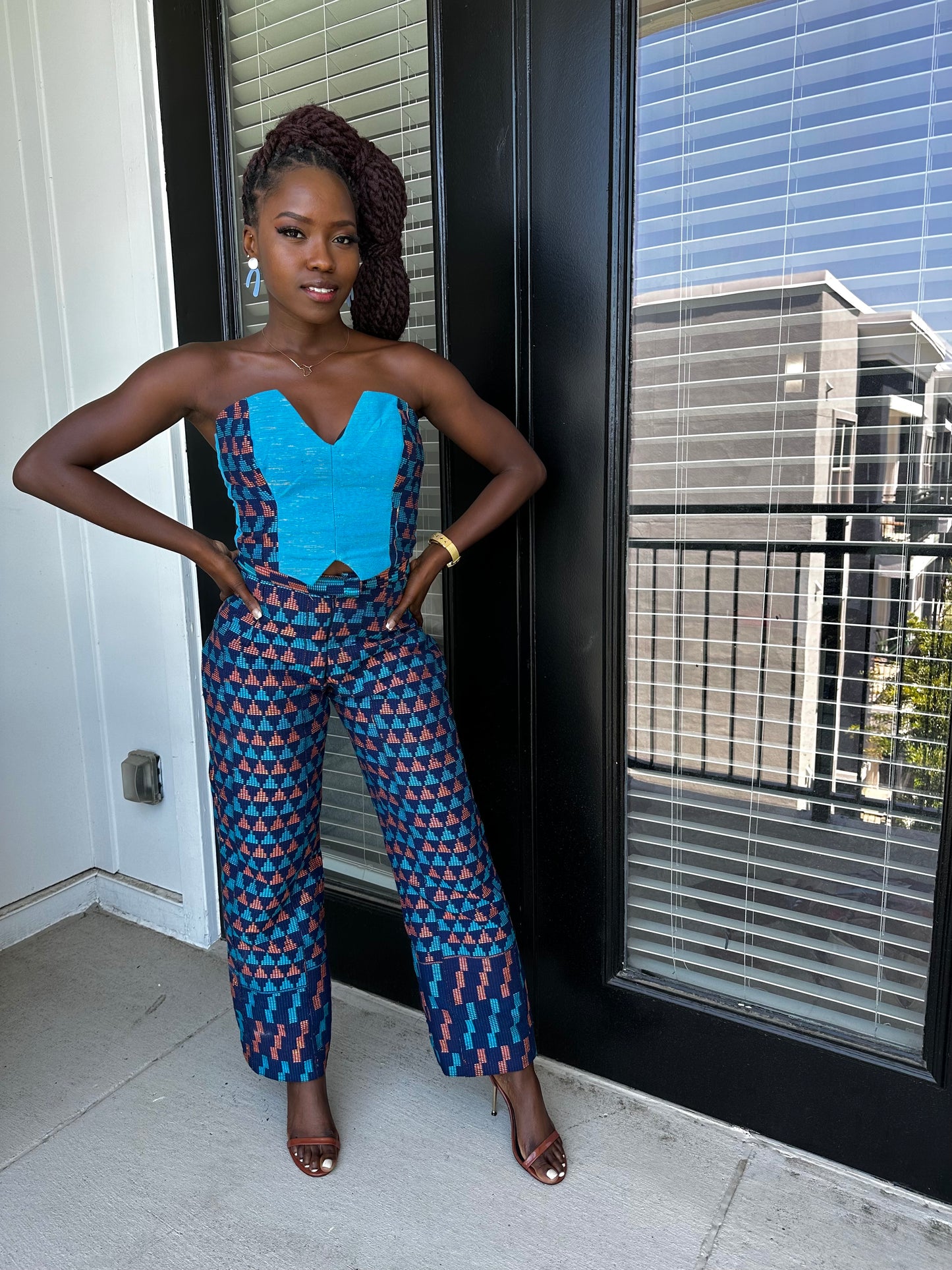 Kente Co-ord Set - 'Akorfa'