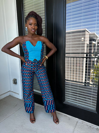 Kente Co-ord Set - 'Akorfa'