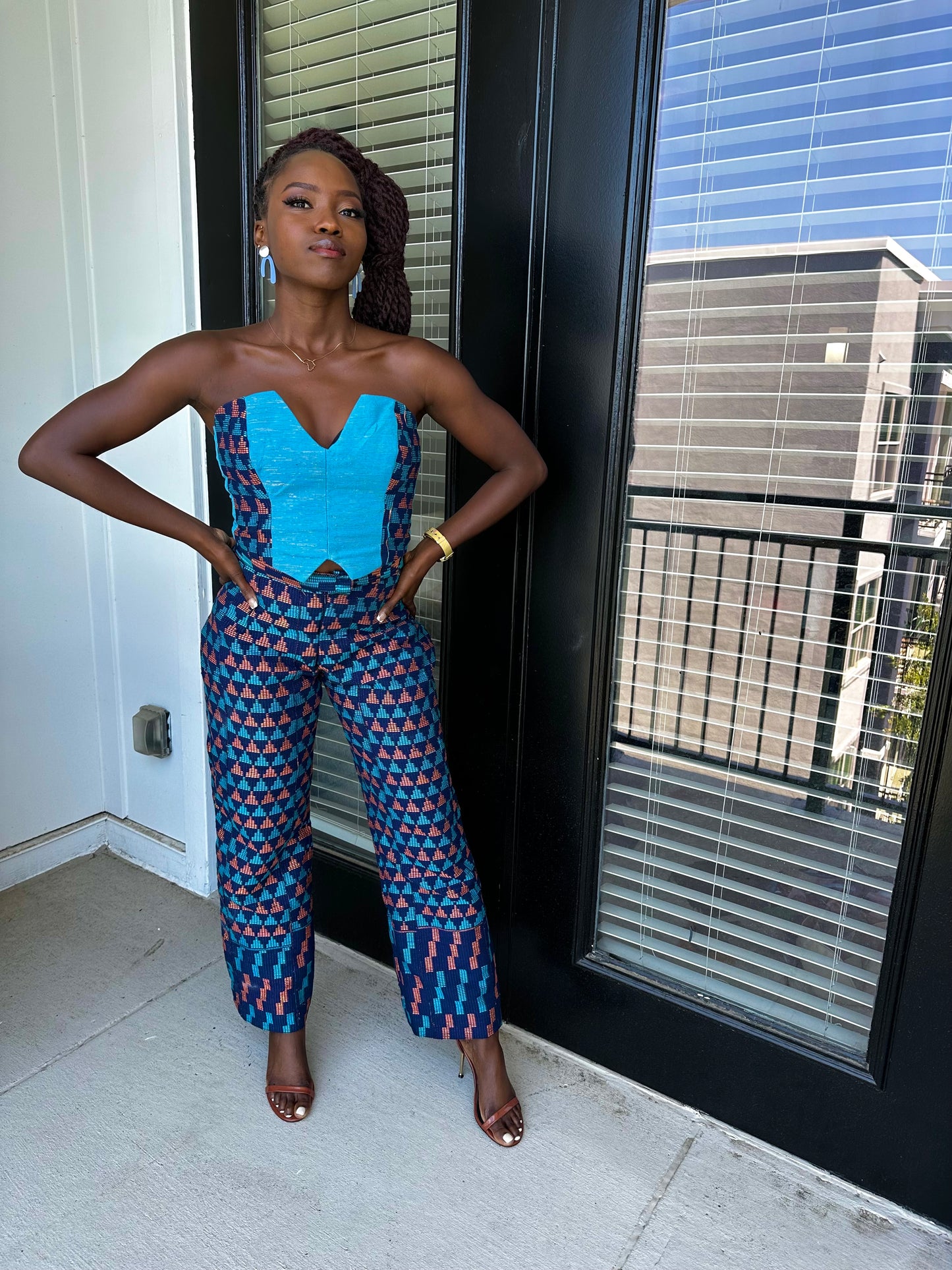 Kente Co-ord Set - 'Akorfa'