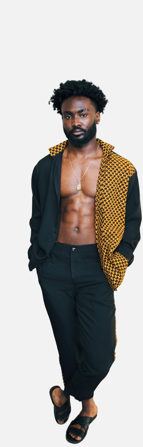 Men's Fusion Set - Black & Gold