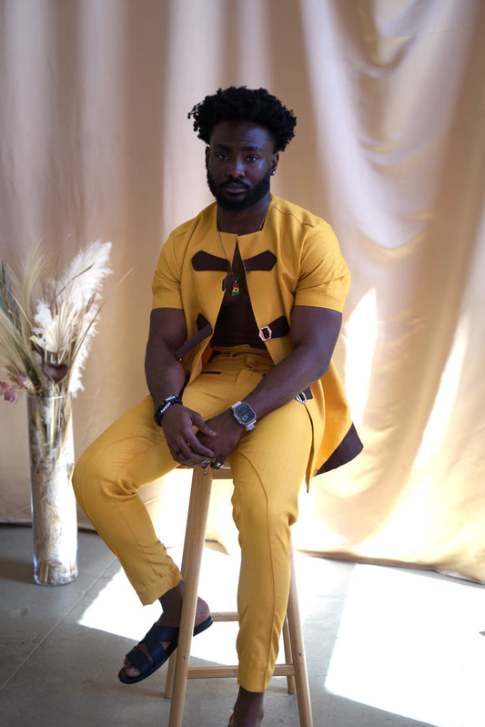 Men's Summer Set - Mustard