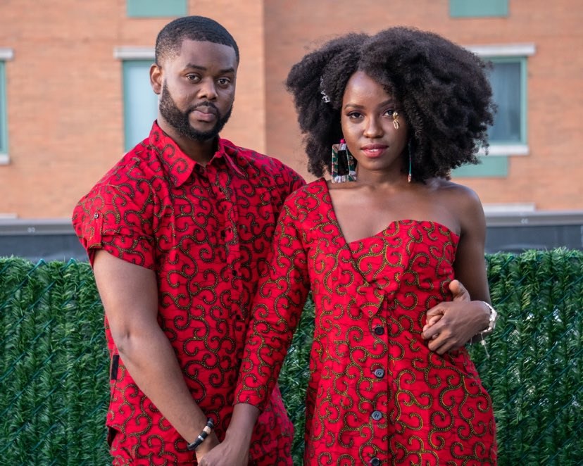 Fiery Red Men’s Set - ‘Edem’