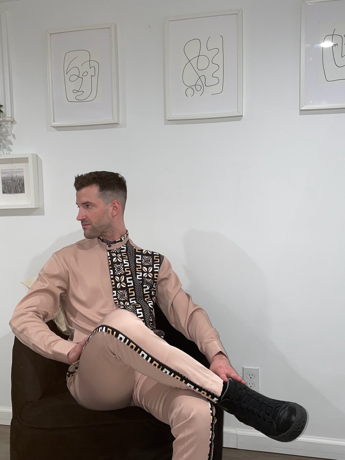 Conjunto marrón Elinam